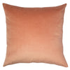 Double Sided Velvet Cushion - Coral & Champagne Pink