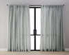 Textured Linen Sheer Curtain - Blue Grey