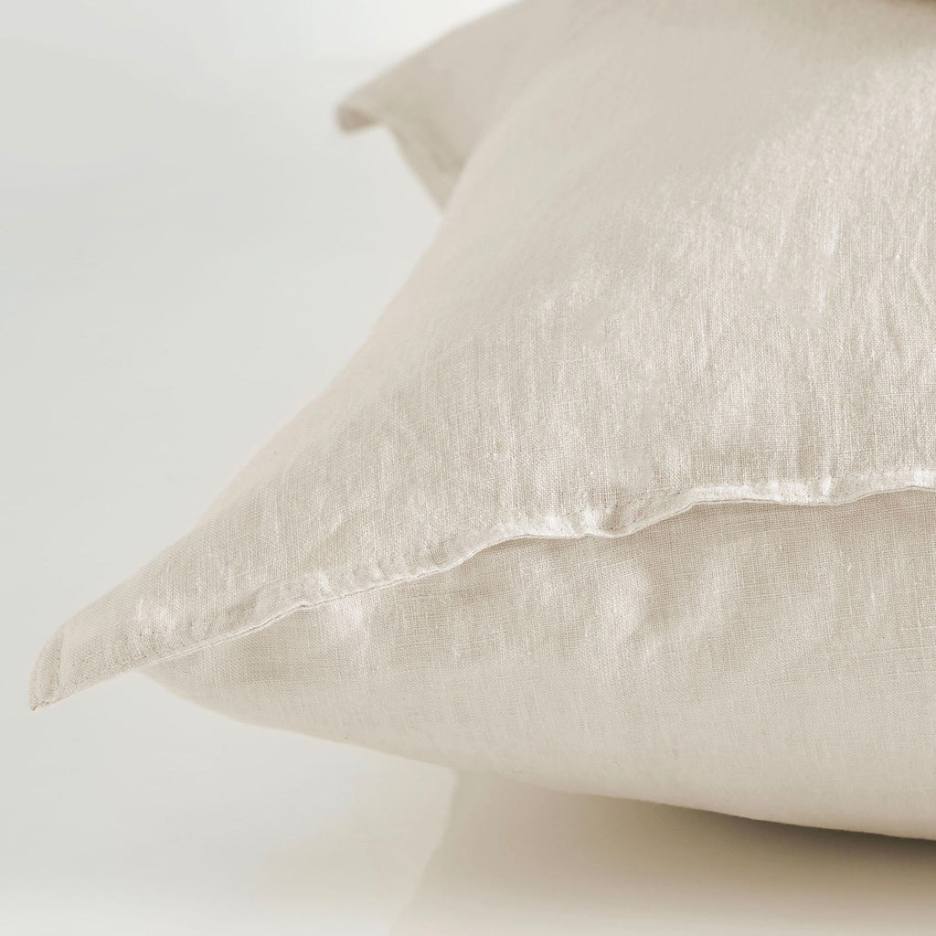 Pure linen European Pillow Case - Sand