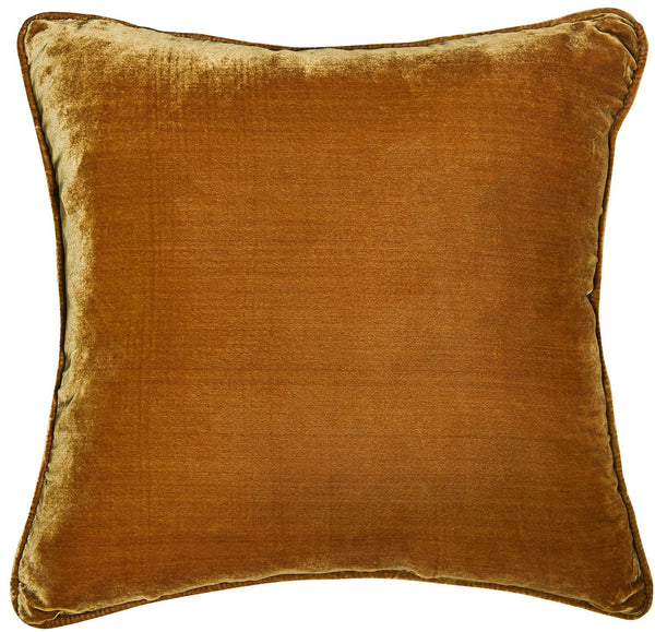 Silk Velvet Cushion - Gold