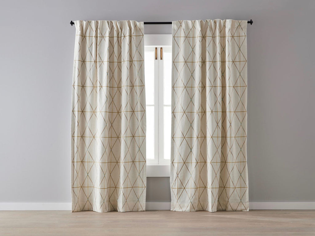 Arabian Fishnet Linen Blockout Curtain