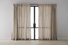 Shoal Bay Sand Pure Linen Curtain - Pinch Pleat