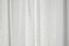 Crisp White Pure Linen Curtain - Tie Top