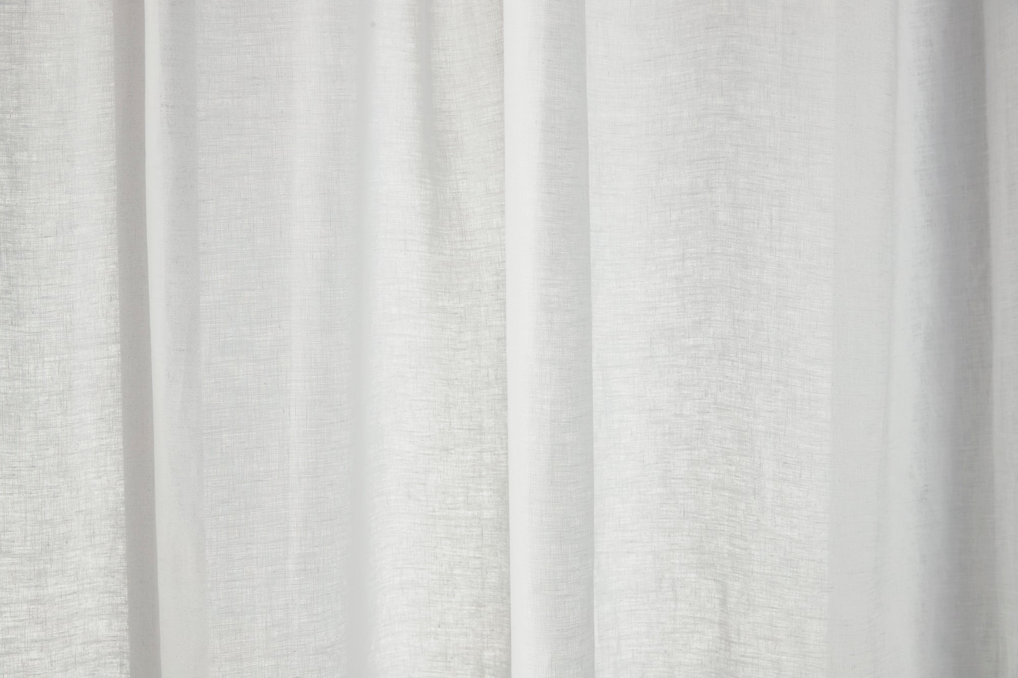 Crisp White Pure Linen Curtain - Pole Pocket – Leuvia Home