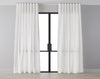 Classic White Sheer Curtain - S Fold (Made to Order, Fullness x 2.2)